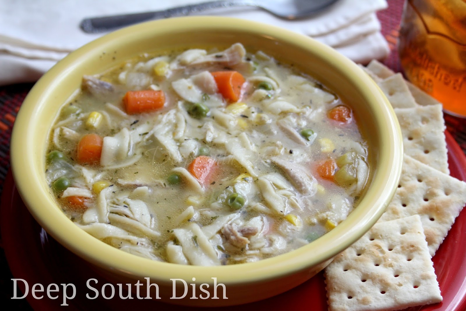 paula deen creamy chicken noodle soup
